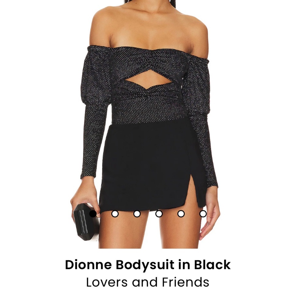 Dionne Black Bodysuit